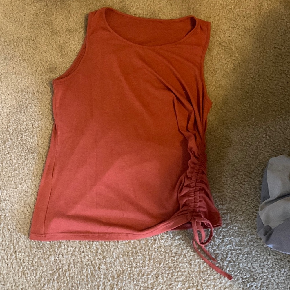 Shein Burnt orange tank top